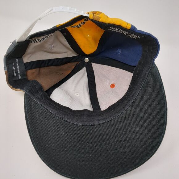San Diego Zoo & Safari Park Youth Snapback Hat Multicolor OS Animal Print Cotton - Picture 6 of 9